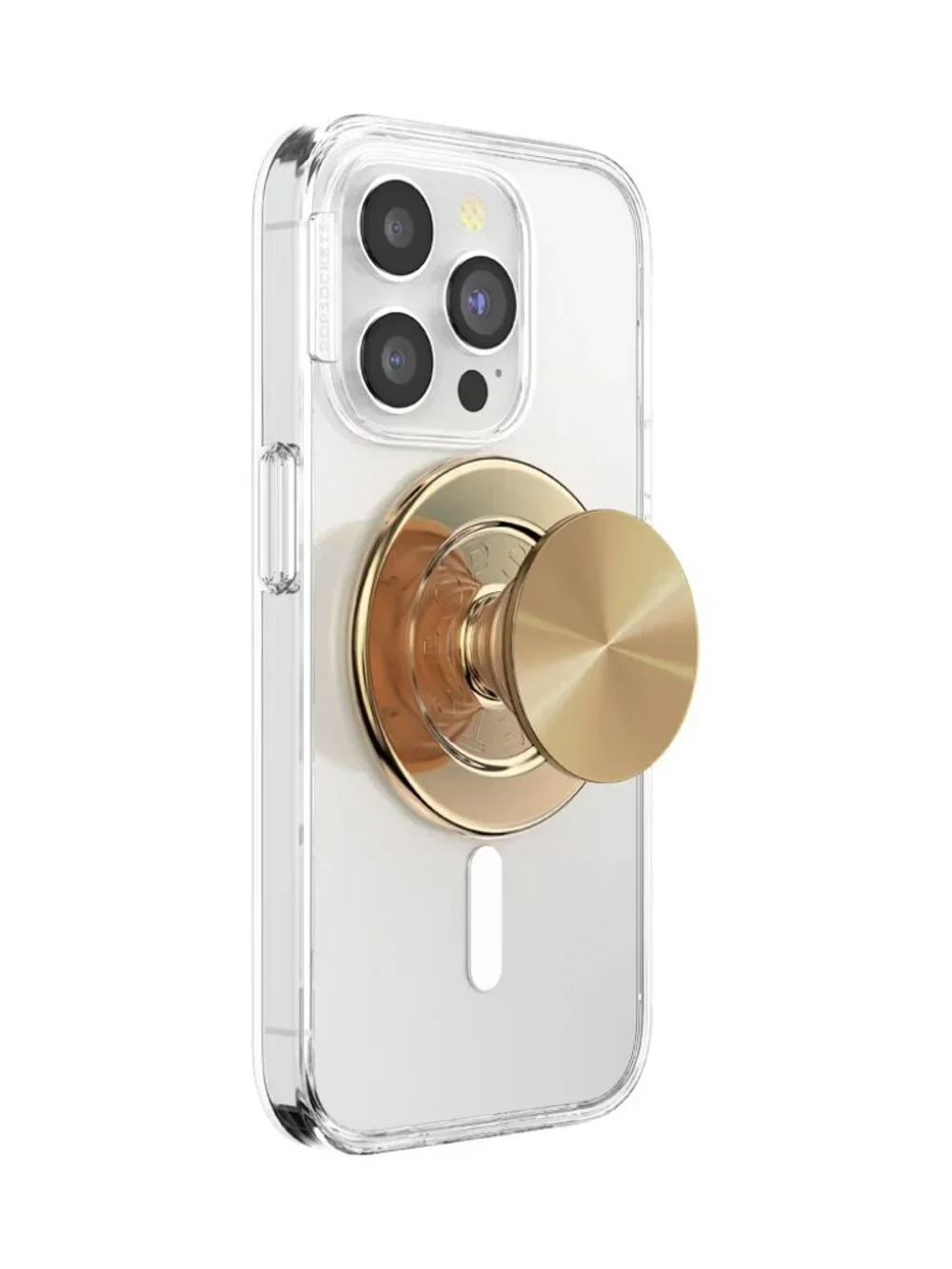 Popsockets Phone PopGrip for MagSafe Magnetic Holder Aluminum Radial Gold